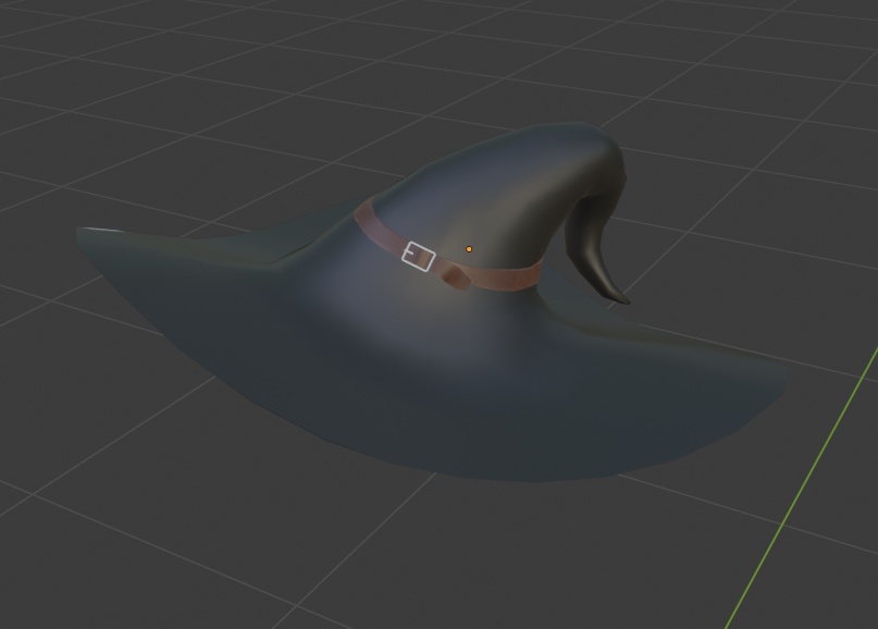 【Yotaka製】魔女帽子【VRC向け3Dモデル】