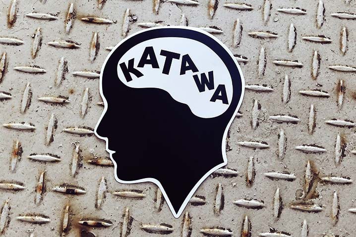 脳KATAWAステッカー
