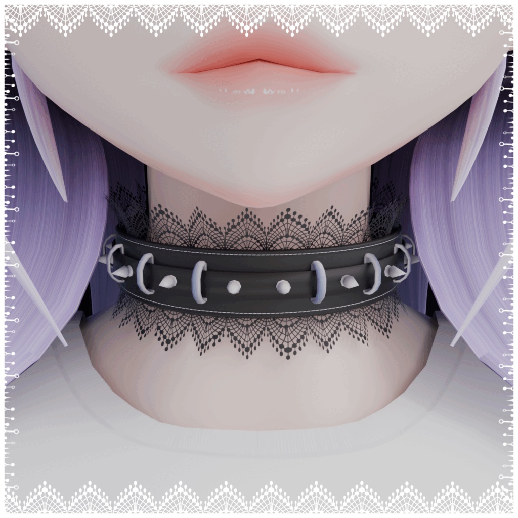 Laced Collar