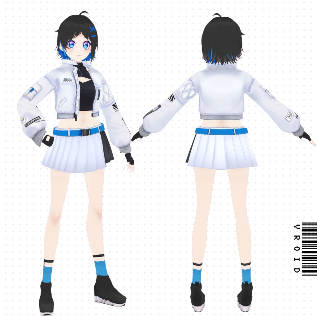【正式版VRoid対応】サイバーパンクセット ‐cyberpunkset‐【テクスチャ】