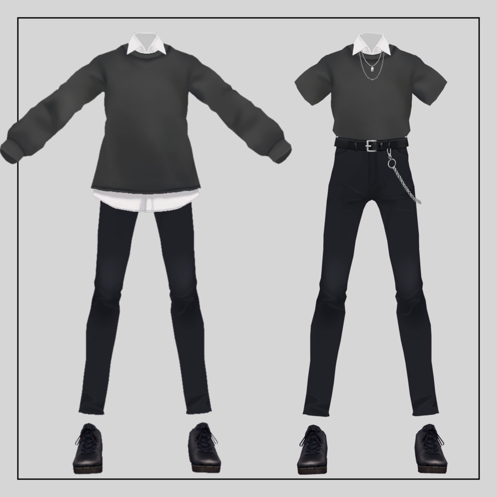 【正式版VRoidモデル】理人くん【VRM、.vroidデータ付】