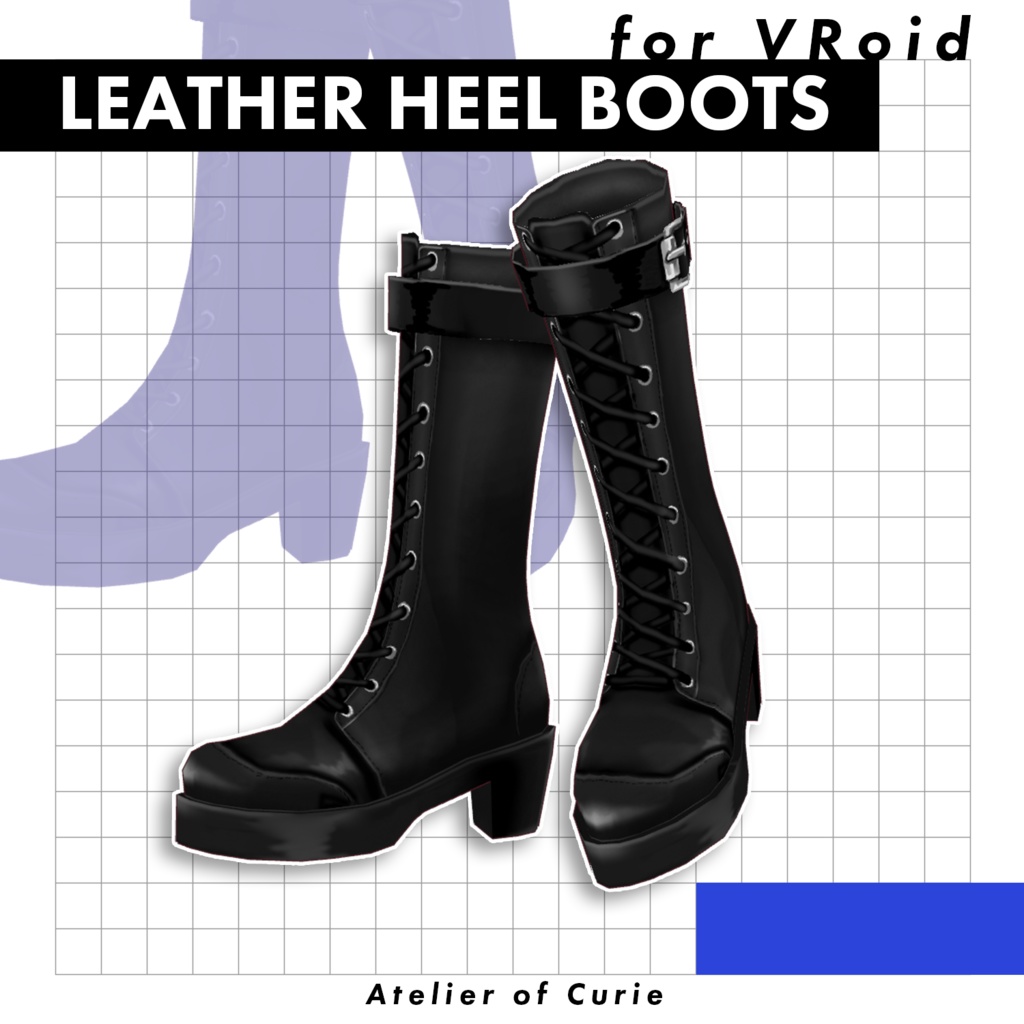 【VRoid】ハーネスノアールスーツセット【テクスチャ】