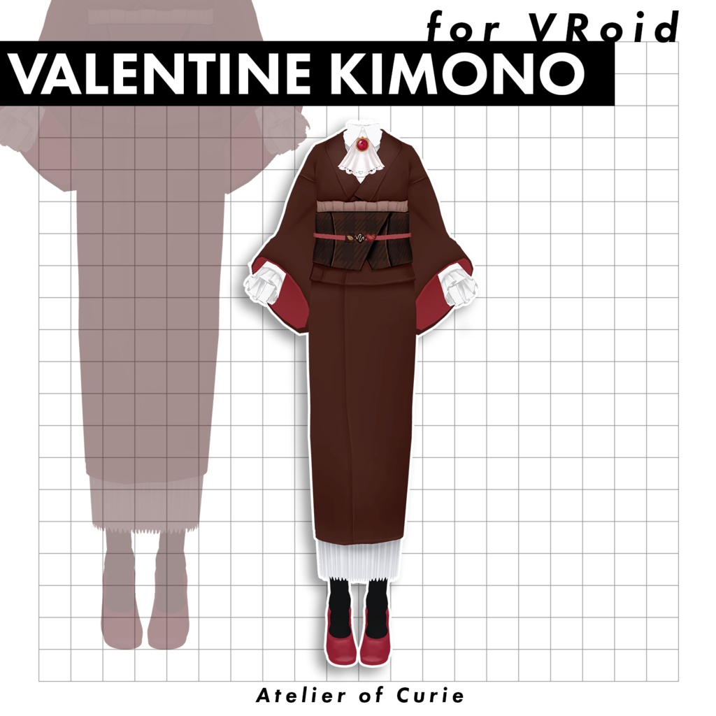 【VRoid】スーツ着物【テクスチャ】