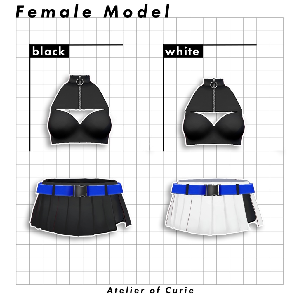 【VRoid】サイバーパンクスイムスーツ【テクスチャ】