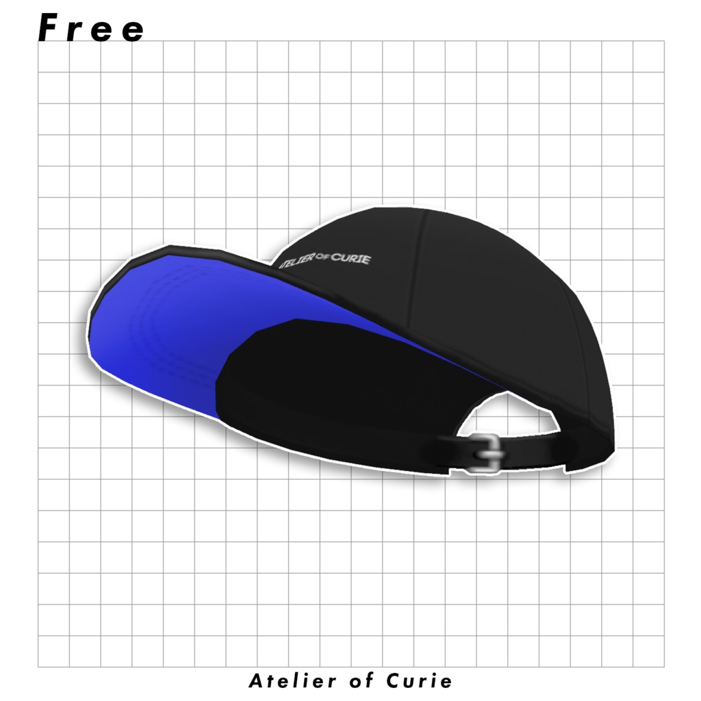 【無償版有り】ツートンストリートキャップ【VRoidテクスチャ】