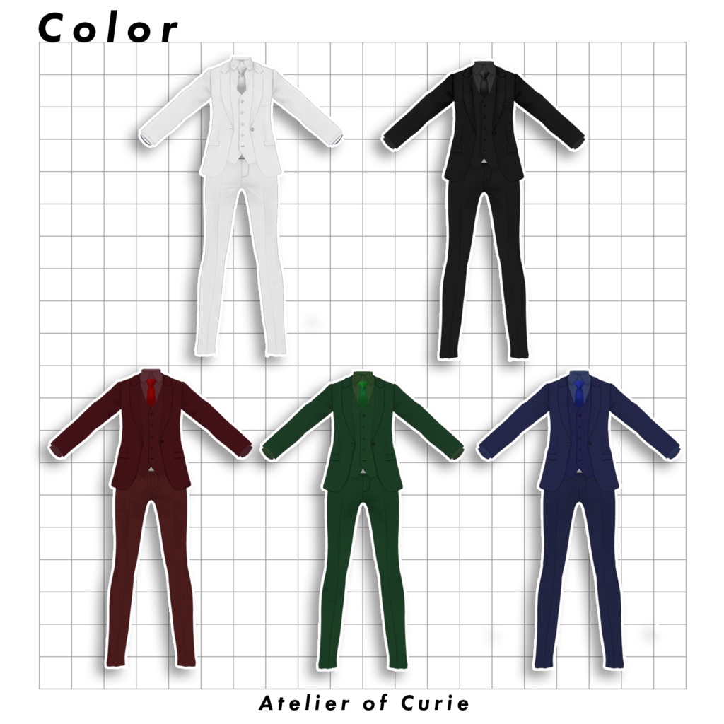 【#VRoid】クリエノアトリエ スーツコレクション