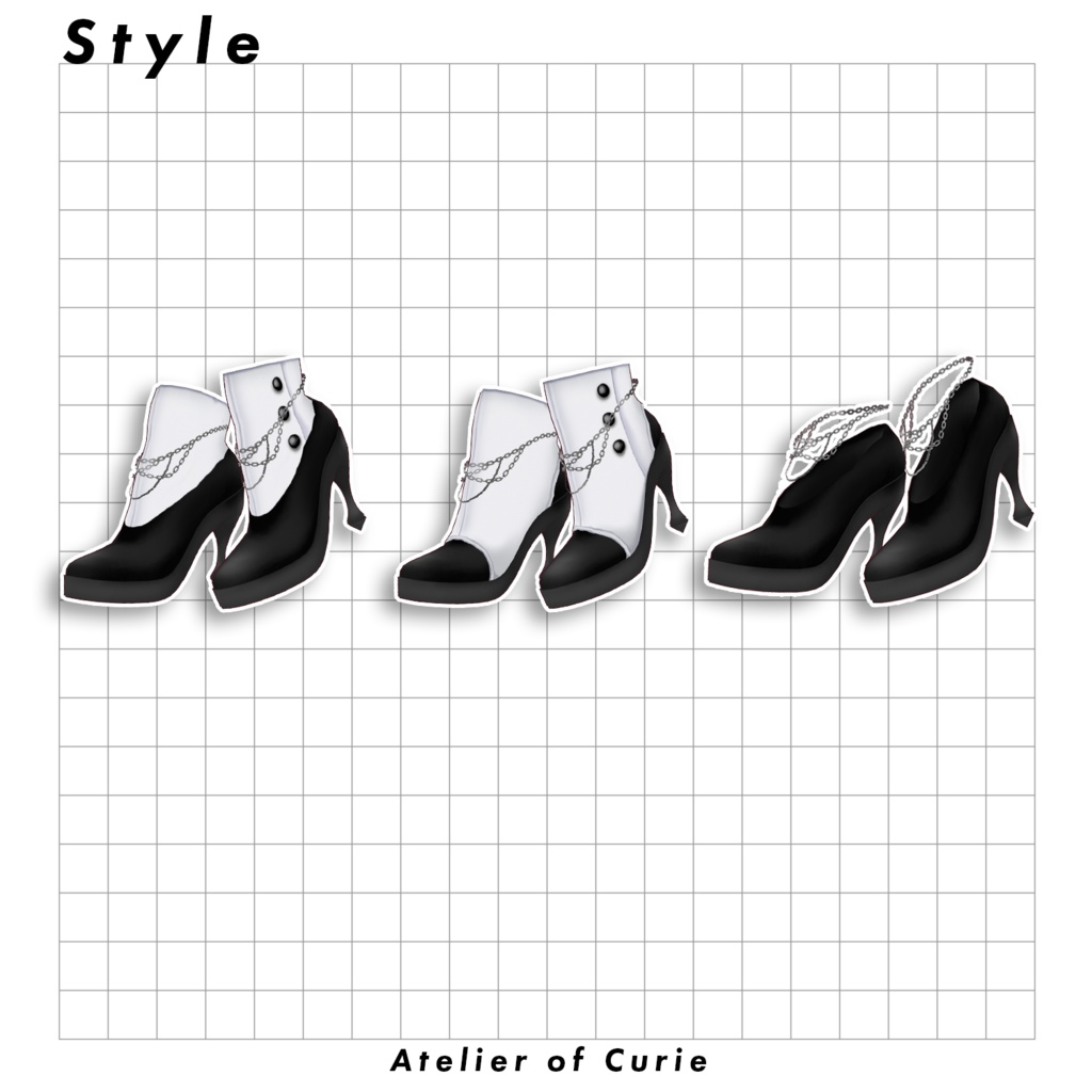 【VRoid】ゴシックロリィタスーツ【テクスチャ】