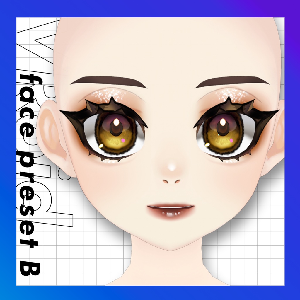 【VRoid】顔プリセット- glow -