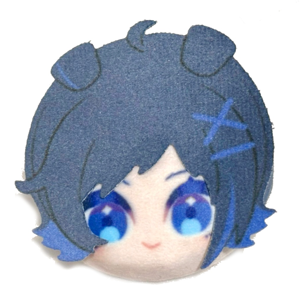 クリエふわふわ立体缶バッジ