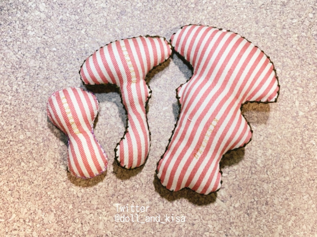 【sold out】ベニテングタケドールクッション(58)*お試しセット