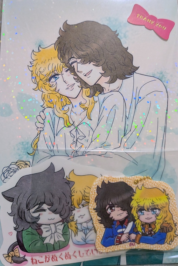 AOプラバンキーホルダー&ポスカ&耐水ステッカーセット