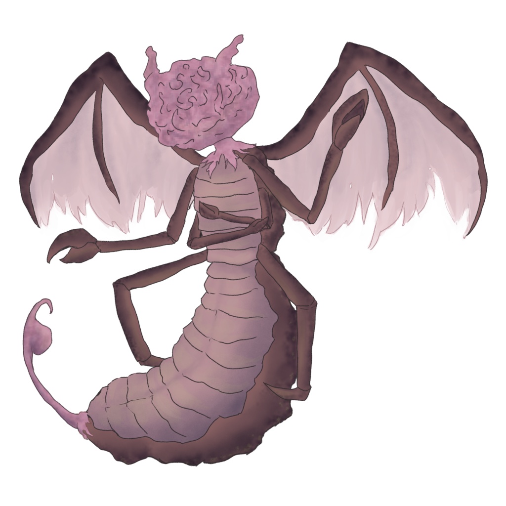 【クトゥルフ神話生物】ミ＝ゴ（バイオ装甲と裸エプロンの差分付き）