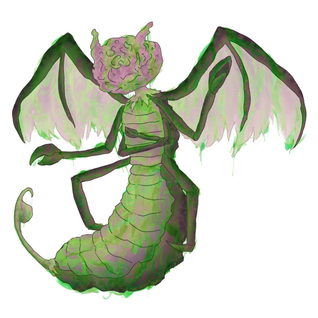 【クトゥルフ神話生物】ミ=ゴ(バイオ装甲と裸エプロンの差分付き)