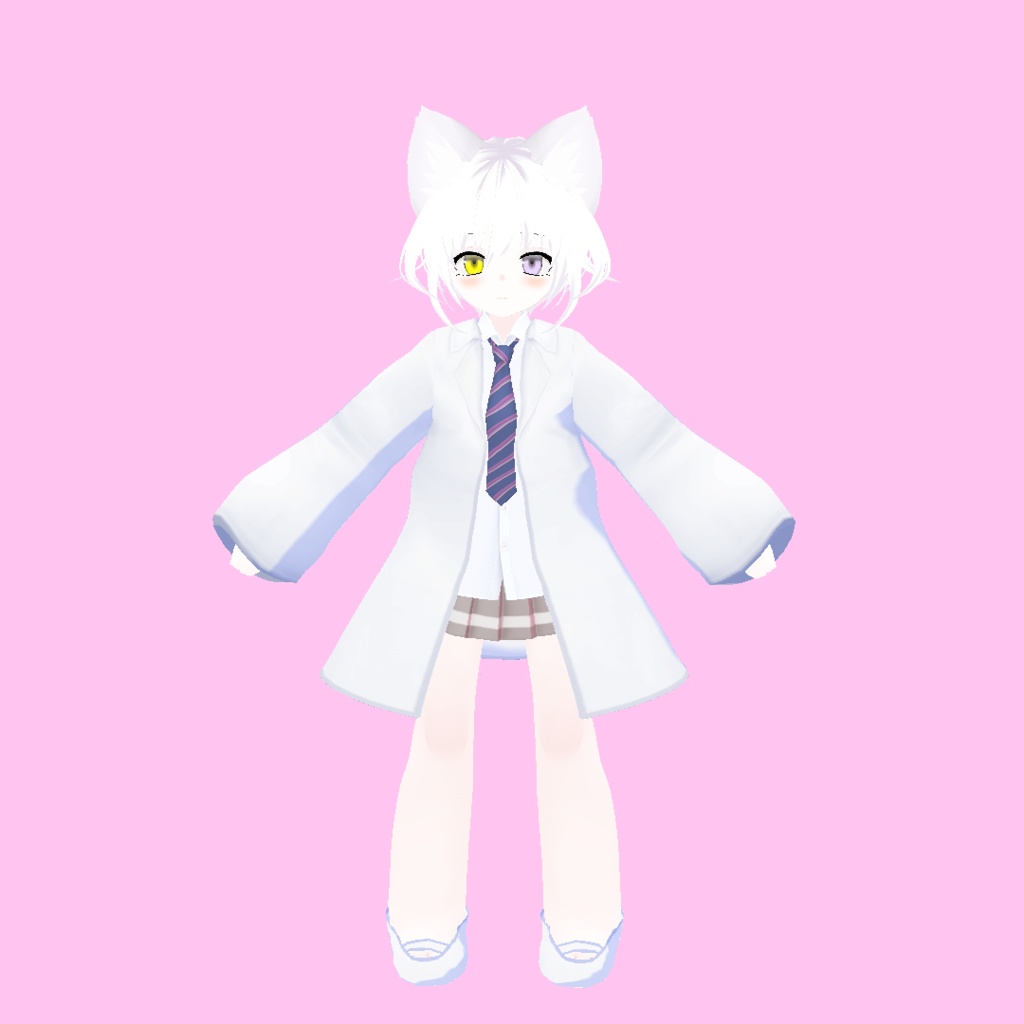 【VRM vroidモデル】はくいちゃん
