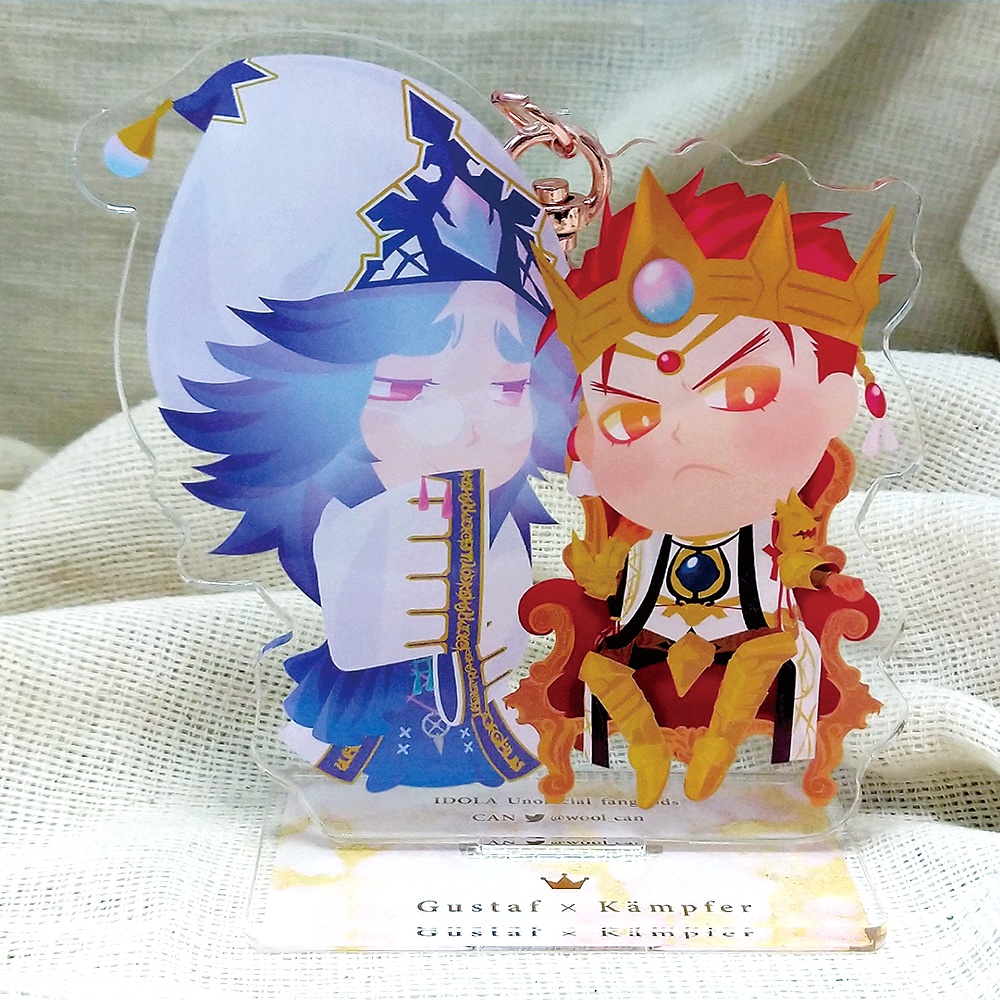 ロウ主従アクリルキーホルダー