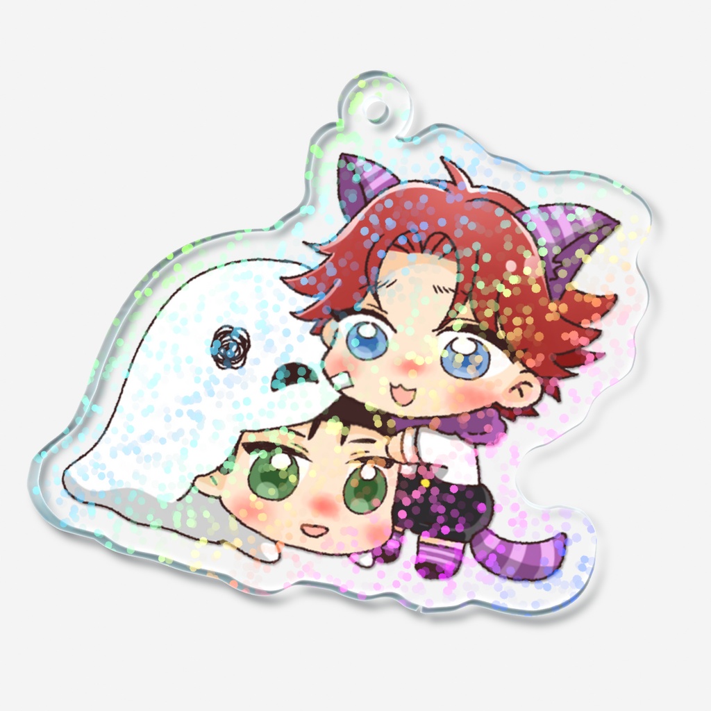 黄金ペアハロウィンアクキー