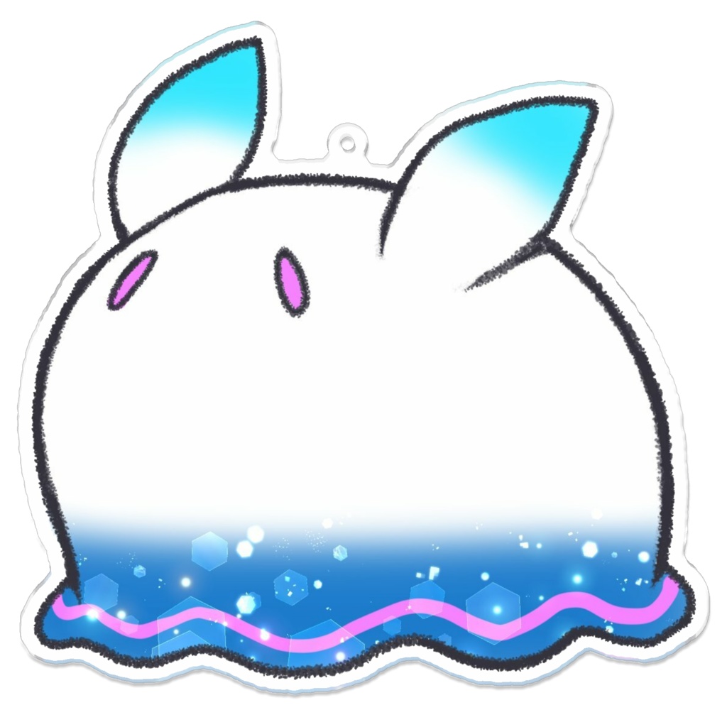 【月波ナト公式】ウミウシちゃん(仮)アクリルキーホルダー