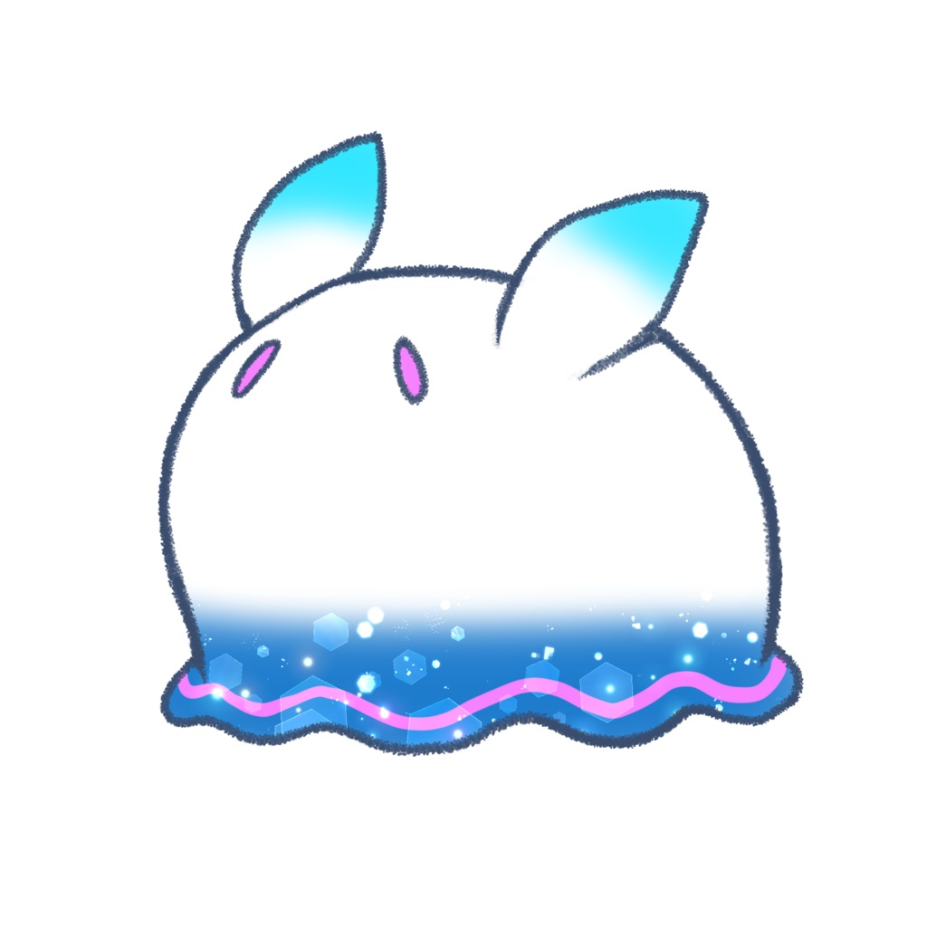 【月波ナト公式】ウミウシちゃん(仮)アクリルキーホルダー