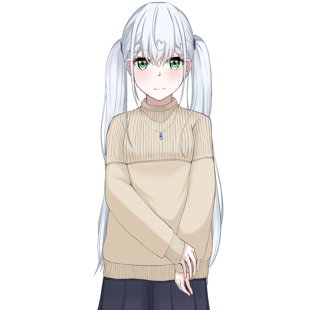 【APNG】わけあり少女立ち絵 APNG素材 私服ver