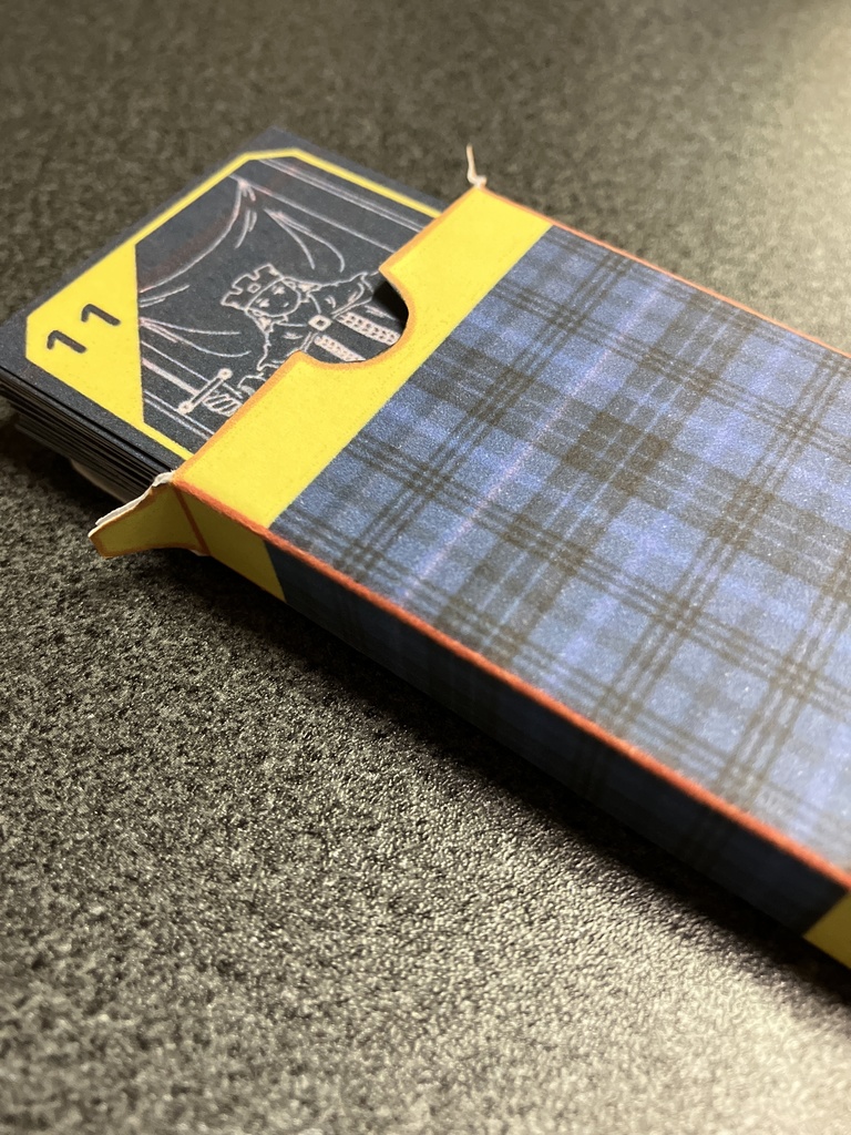 【データのみ】シンプルミニタロット ネイビー×イエロー