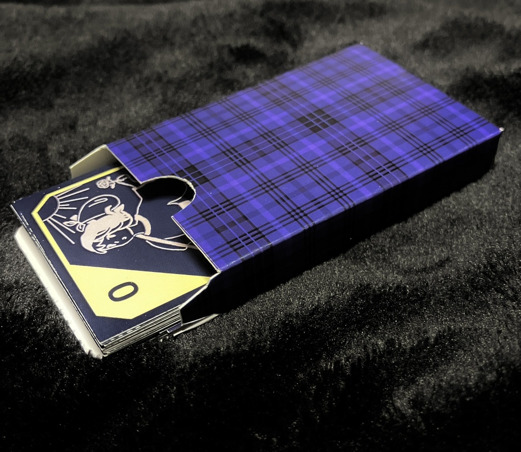 シンプルミニタロット ネイビー×イエロー【あんしんBOOTHパックでの発送希望の方はこちら】