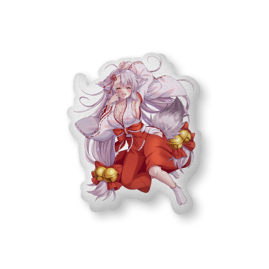 ずっと一緒に…。大きなダイカットクッション【受注生産】