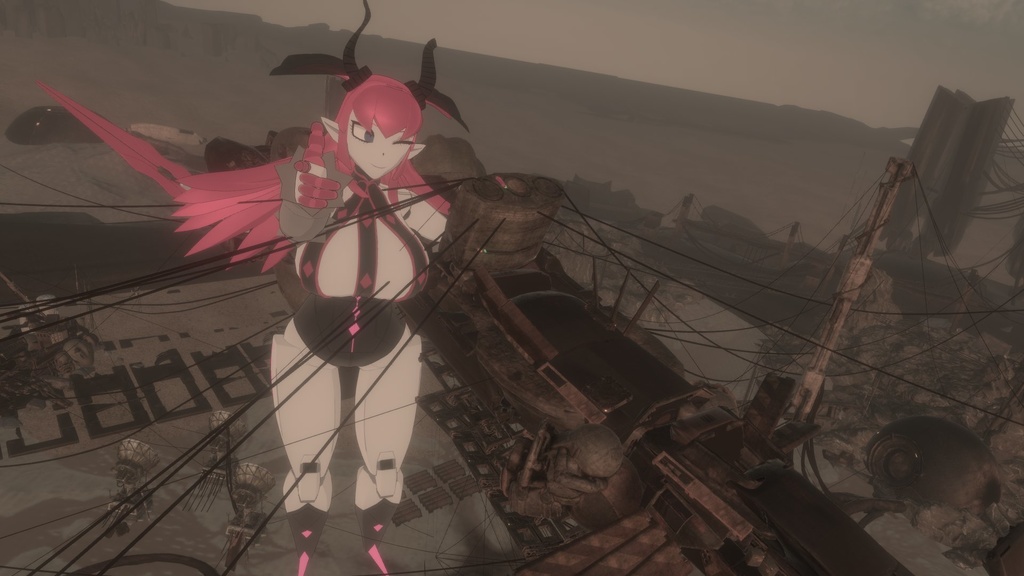 【オリジナル3Dコスチューム】メカエリちゃん【VRC】