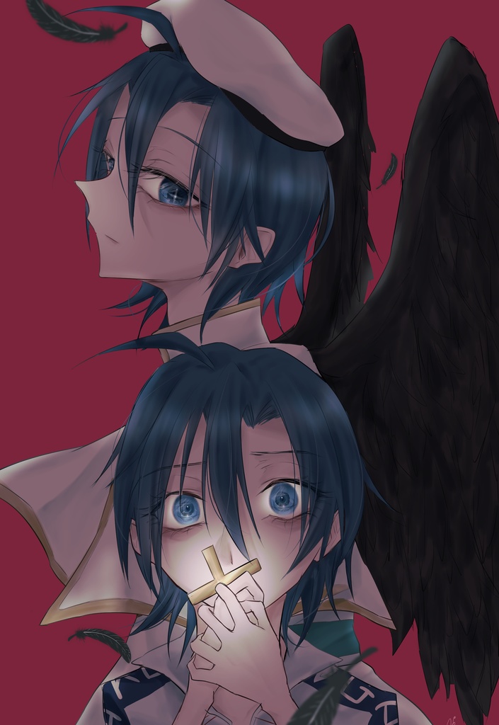 「地極の天使」ポストカード