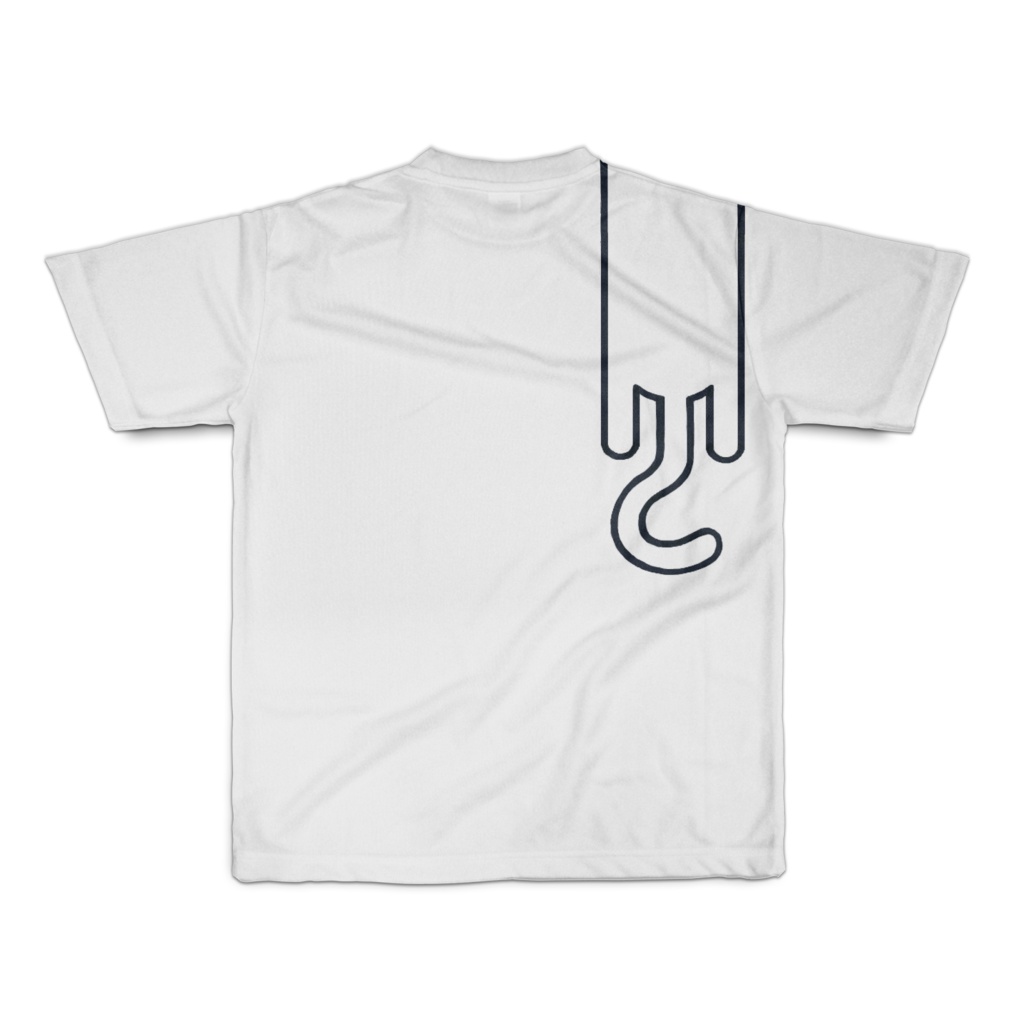 肩ノリ猫 フルグラフィックTシャツ