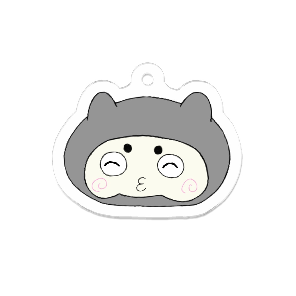 ちんぺぃ、笑顔