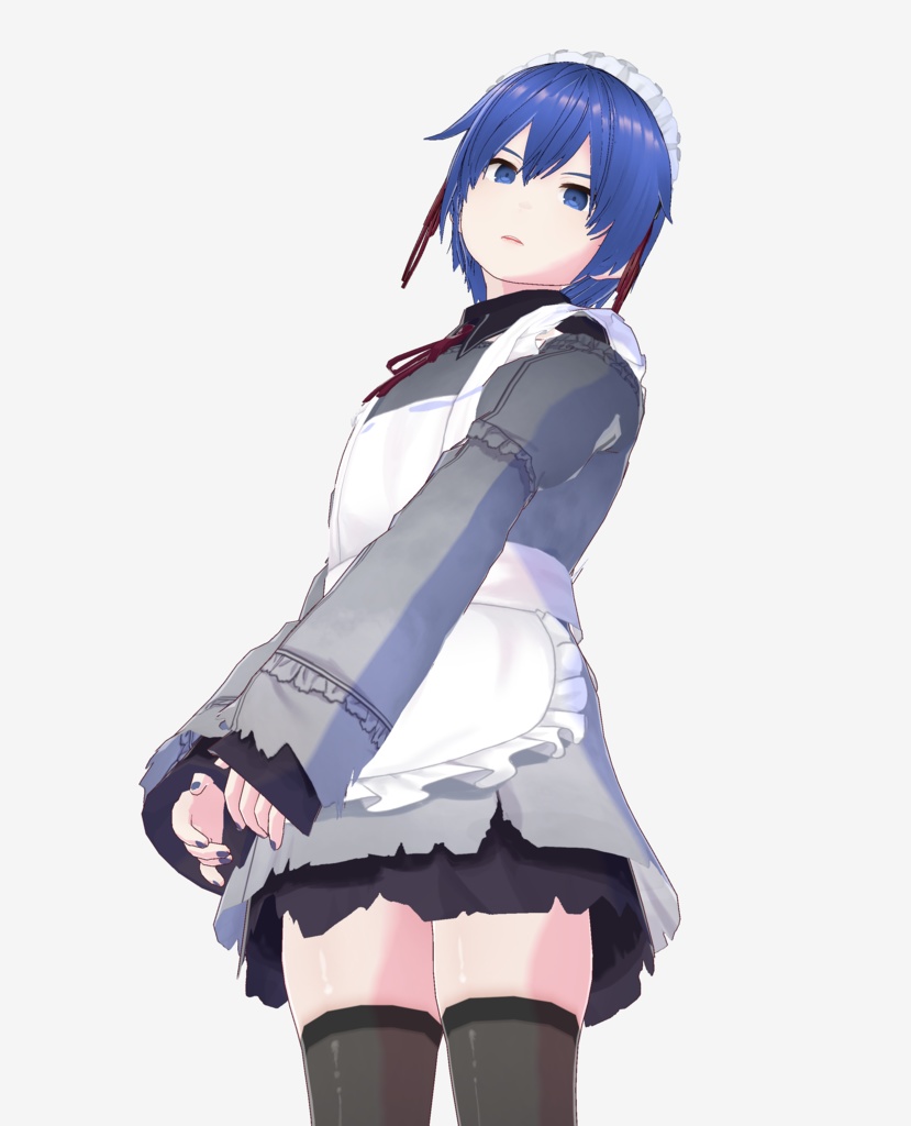 【VRoid】 Nightcord KAITO Maid Version