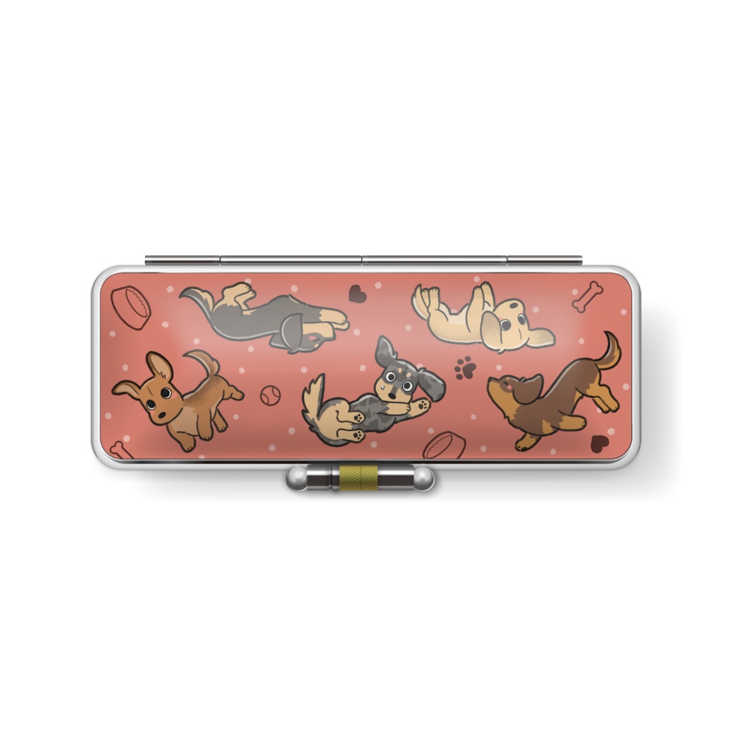 ダックス大好き!印鑑ケース◆ハンコグッズ