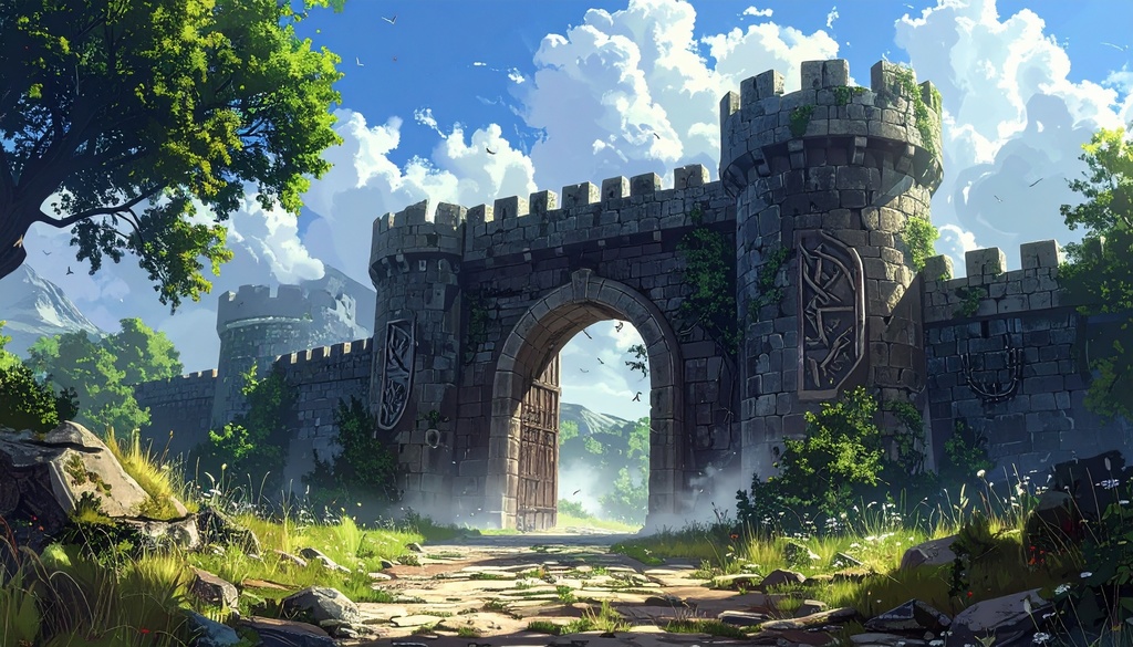 TRPG・創作・配信者向け!|開設記念100枚無料! 地形・街・城ファンタジー背景セットvol.2