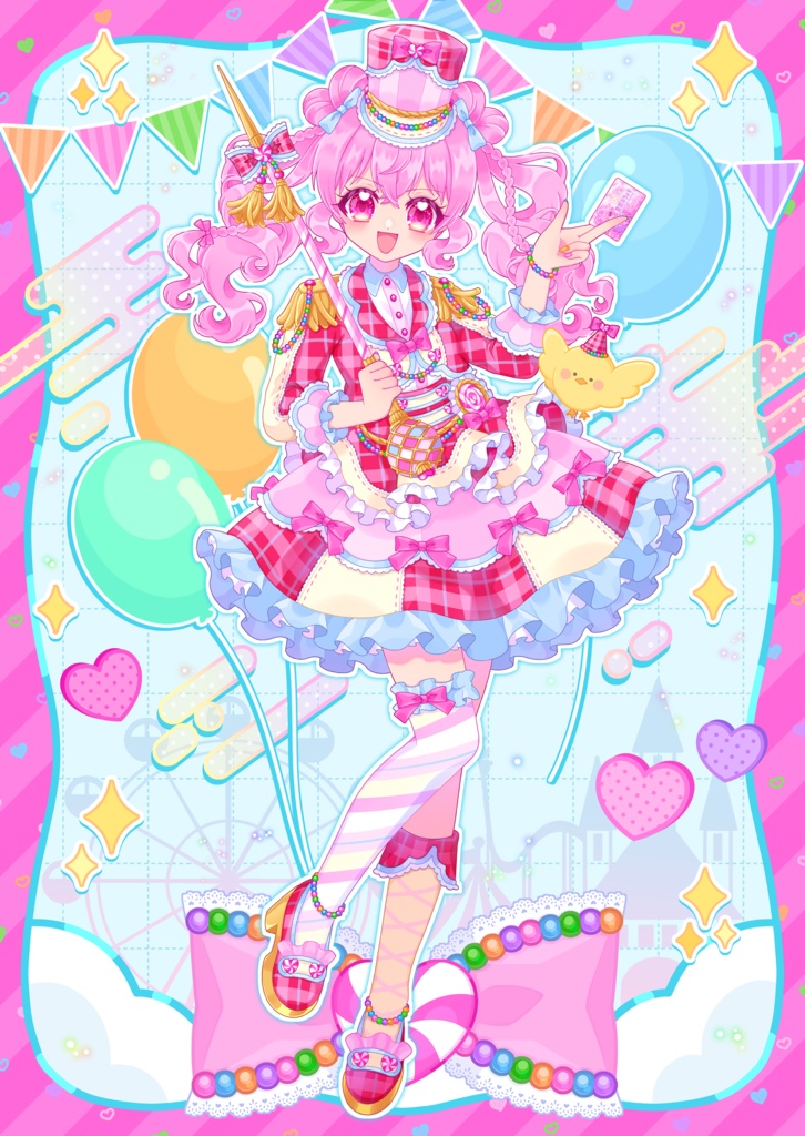 BIGアクリルスタンド(20cm / ハートこみっと♡カンパニー！)