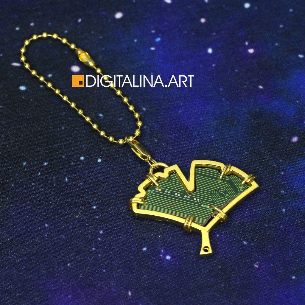 「サイバー 銀杏」ペンダント