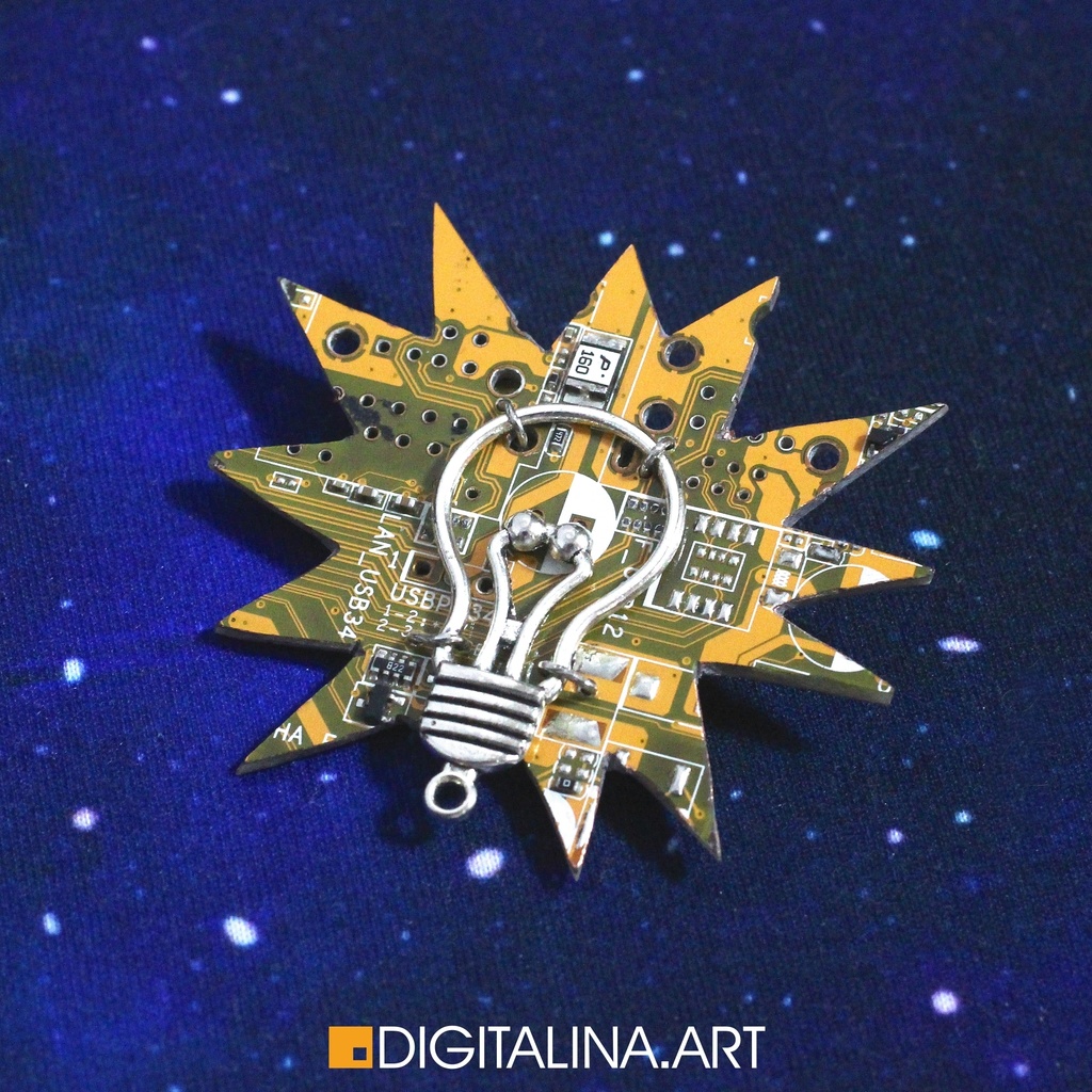 「アイデア」サイバーブローチ