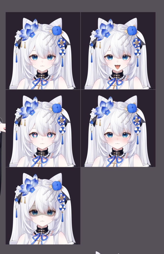 【Live2Dモデル】【汎用モデル】【VTS専用】少女1