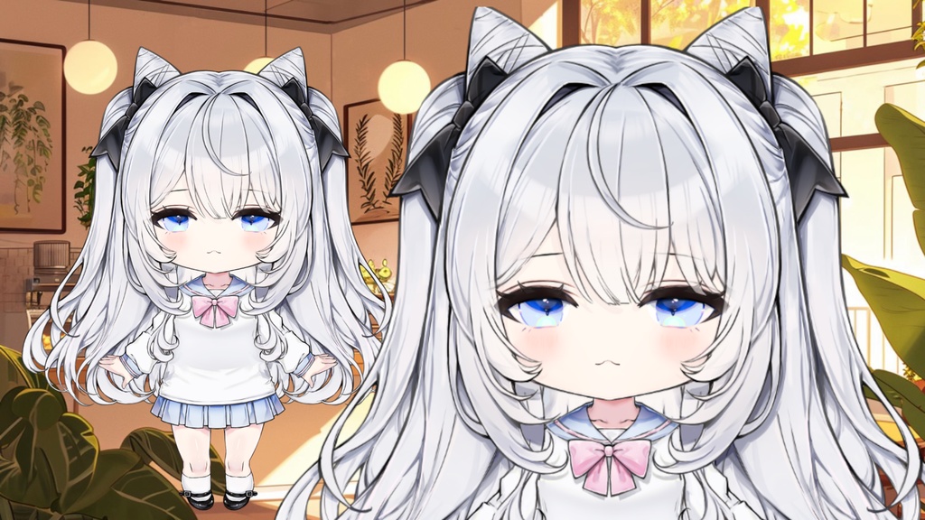 live2dモデル_VTS専用_汎用モデル_小鼻嘎1·Chibi