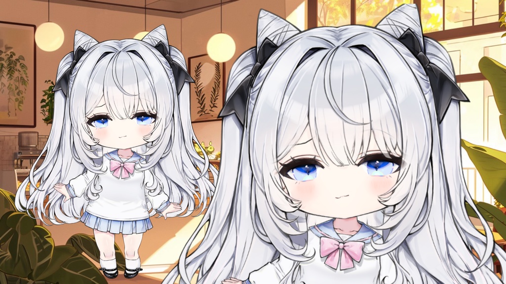 live2dモデル_VTS専用_汎用モデル_小鼻嘎1·Chibi