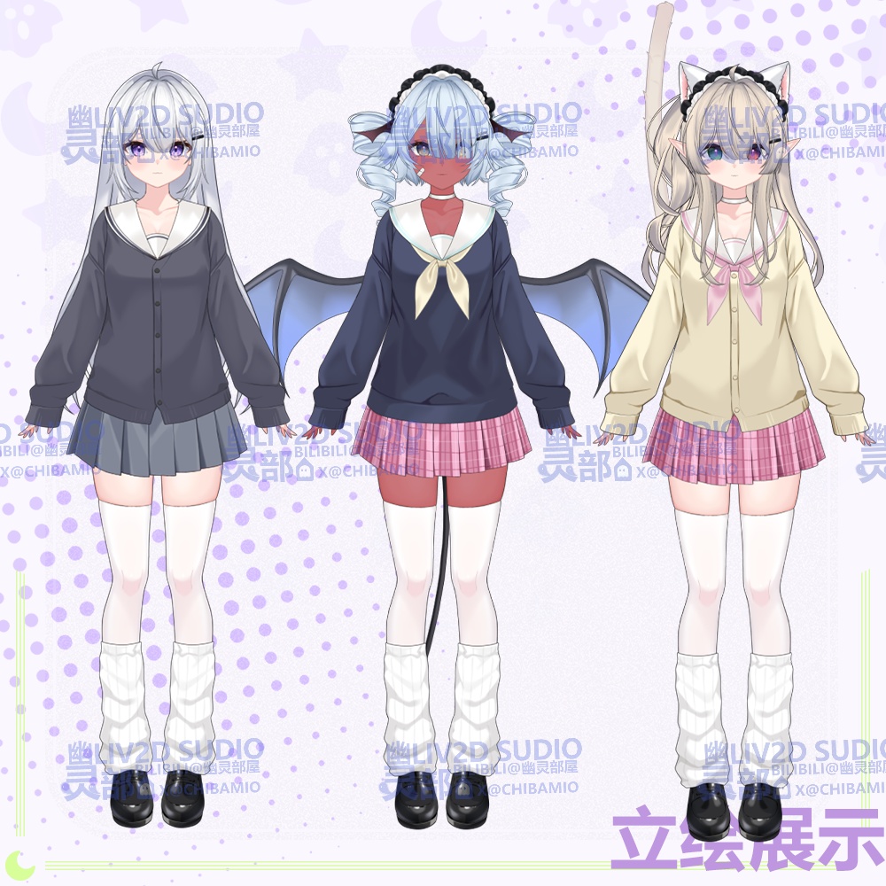 【 汎用live2dモデル】カスタマイズできるLive2D-JK