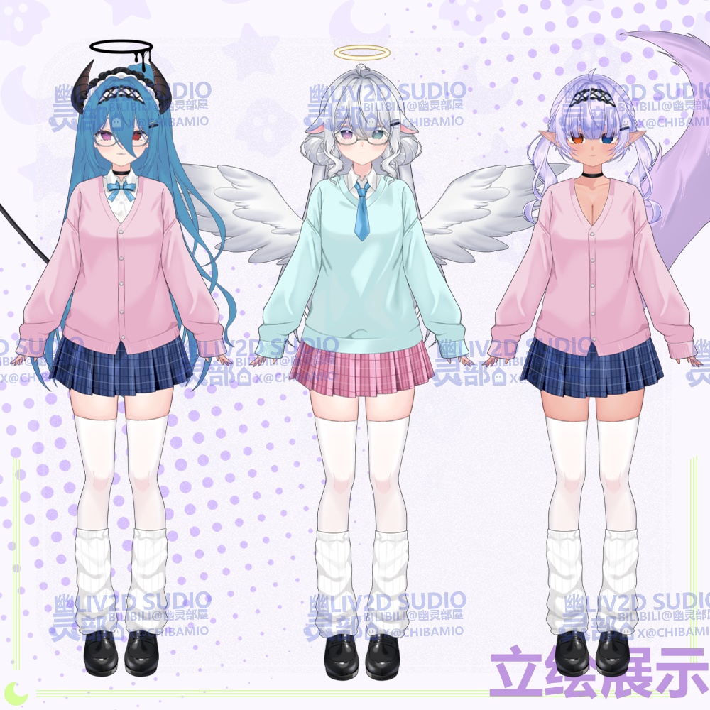 【 汎用live2dモデル】カスタマイズできるLive2D-JK