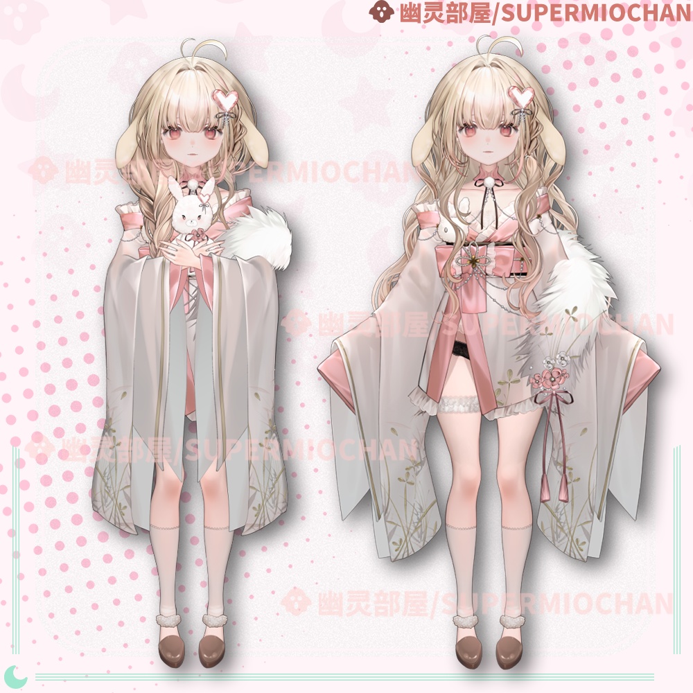 Live2D model_汎用モデル_VTS専用_usagi girl