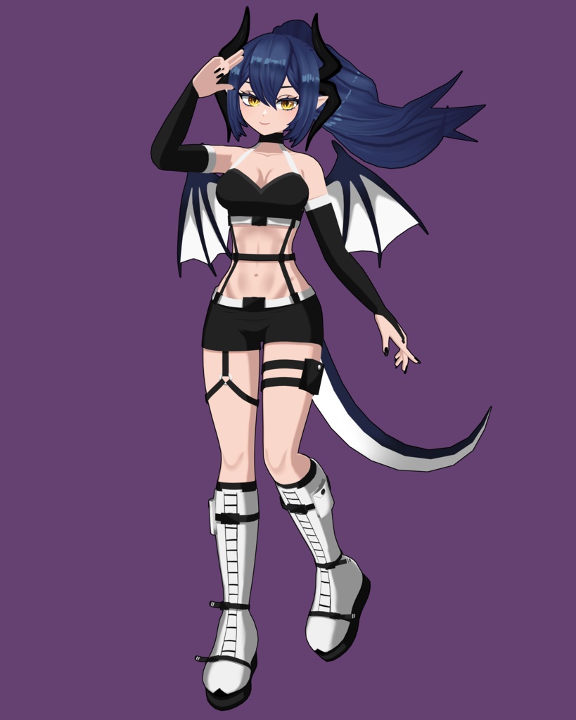 「Dragon - ドラゴン」オリジナル3Dモデル VRM+FBX