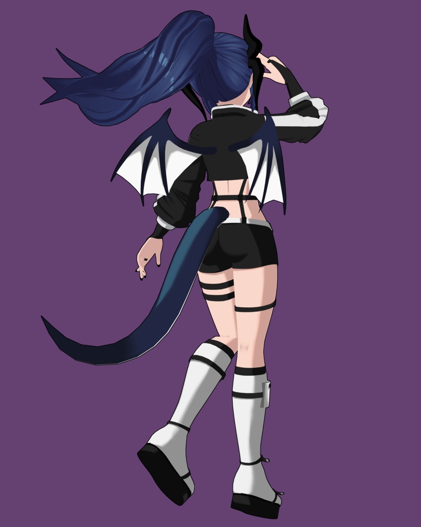 「Dragon - ドラゴン」オリジナル3Dモデル VRM+FBX