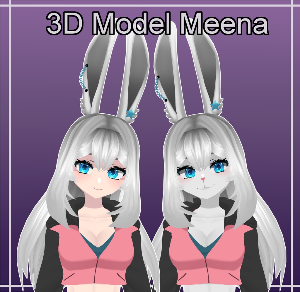 「Meena - ミーナ」3D Model オリジナル3Dモデル