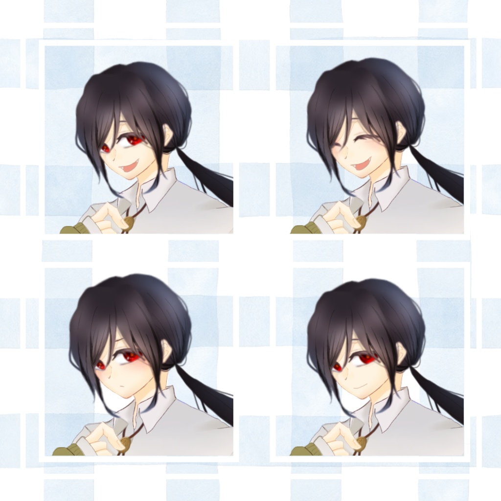 【無料あり】TRPG用立ち絵 中性的な長髪の人