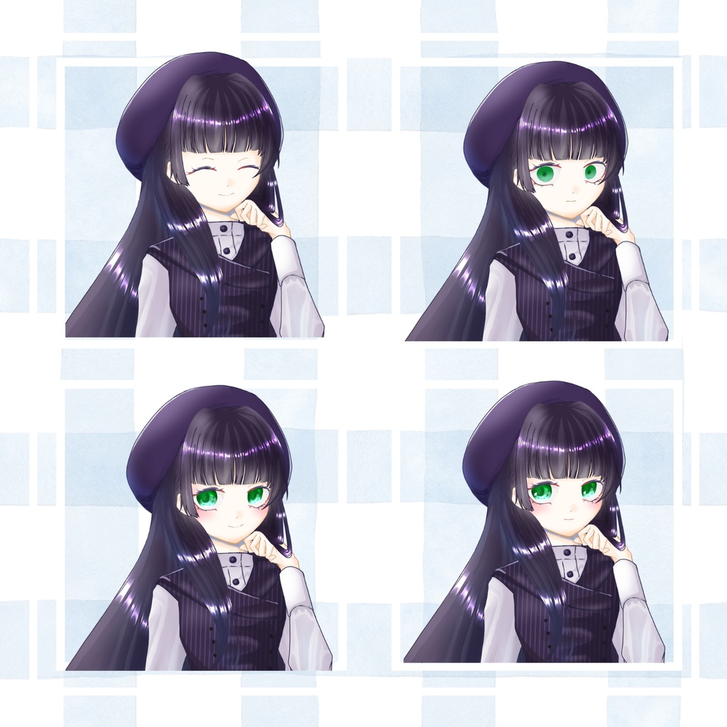 【無料あり】TRPG用立ち絵 ベレー帽の女の子