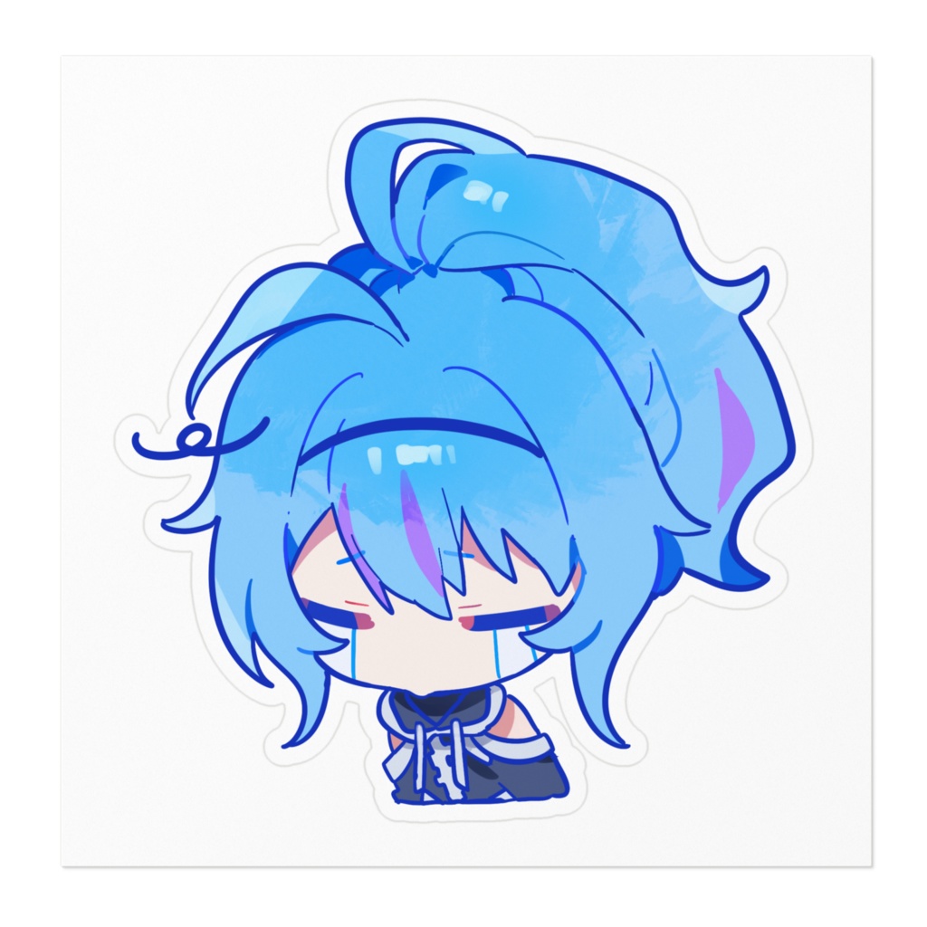 ステッカー(泣く)