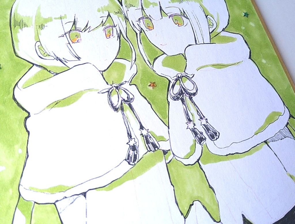 【原画】12星座イラスト色紙