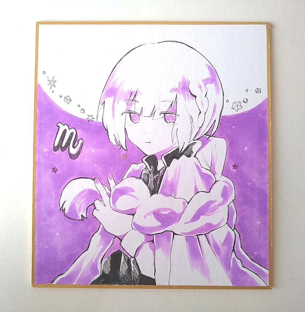 【原画】12星座イラスト色紙